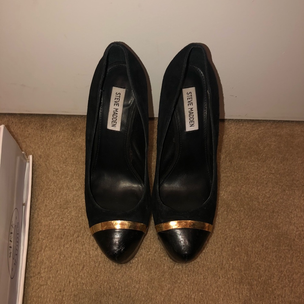 Black steve madden heels